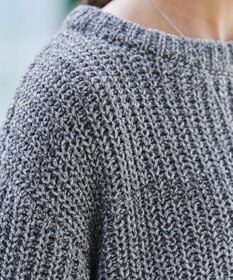 Tiaclasse 【洗える】MIXモールニットプルオーバー