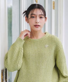 Tiaclasse 【洗える】MIXモールニットプルオーバー