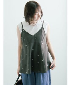 Te chichi 小花柄刺繍キャミチュニック