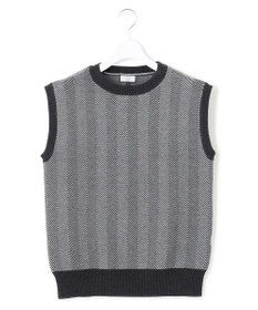 J.PRESS YORK STREET 【WOMEN】ヘリンボーンニットベスト