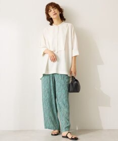 AMERICAN HOLIC 【WEB限定】接触冷感バンドカラーチュニック