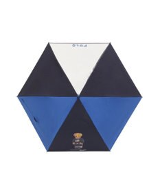 MOONBAT 【キッズ】POLO RALPH LAUREN(ポロ ラルフローレン) ポロベア 晴雨兼用 折りたたみ傘 カラーコンビ ビニール窓
