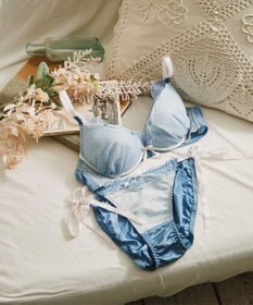 San-ai Resort（三愛水着楽園） シアードットチュール　ブラジャー＆ショーツセット【northerly】