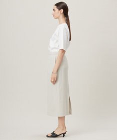 ICB L 【接触冷感・UVカット・防シワ・洗える】 アトラストリコット スカート