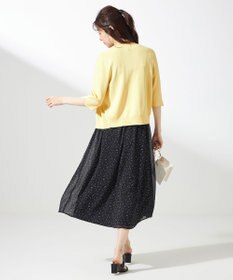 ANY SIS S 【接触冷感・UVカット・洗える】ハーフスリーブ カーディガン