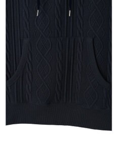 CRAFT STANDARD BOUTIQUE ケーブル柄カットパーカー1