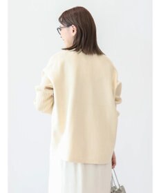 AMERICAN HOLIC バイパチ袖リブラグランニットプルオーバー