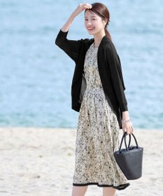 Tiaclasse L 【洗える】体型カバーも叶うドルマンニットカーディガン