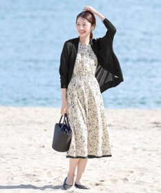 Tiaclasse L 【洗える】体型カバーも叶うドルマンニットカーディガン