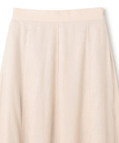 UNFILO リネンレーヨン セミフレアスカート
