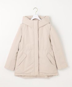 ANY SIS 【撥水・洗える】2WAYドロストフーディミドル ダウン