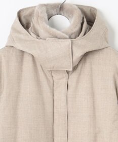 自由区 【ファー取り外し可】ライトウールダウン