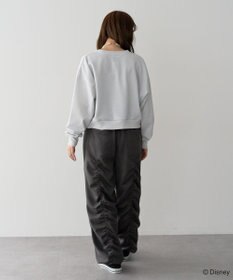 Green Parks ミッキー＆フレンズ／ラメ裏毛ショートプルオーバー