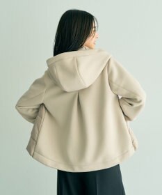 YECCA VECCA 中綿×カットボンディングZIPフーディー