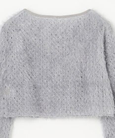 GRACE CONTINENTAL ラメフリンジカットトップ