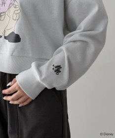 Green Parks ミッキー＆フレンズ／ラメ裏毛ショートプルオーバー