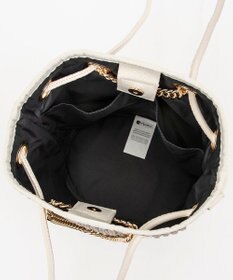 LeSportsac CHAIN CROCHET SM BUCKET/ベージュクロシェ