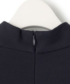 ICB 【洗える】 レーヨンストレッチポンチ フレアワンピース