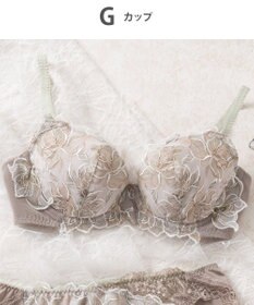 Wing 3/4カップブラ　【2700シリーズ】　しっかりめの着用感　奥行き感と透明感のあるデザイン　ウイング／ワコール　PB2700