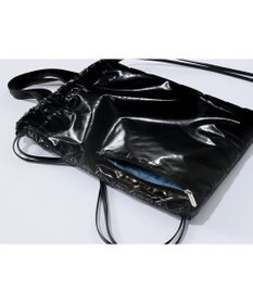 LeSportsacTH CITY KNAPSACKアップタウンブラックシャイン レスポートサック LeSportsac TH CITY KNAPSACK （アップタウン