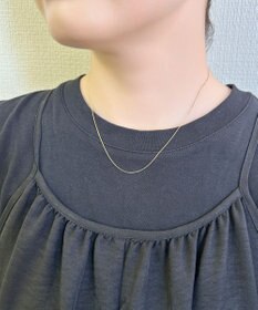 Phoebe 【金属アレルギー対応】ミニマルコンパクトチェーンネックレス/サージカルステンレス ゴールド