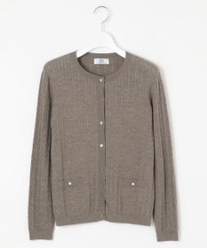 J.PRESS LADIES 【洗える】KNIT BASIC ミディ丈 カーディガン