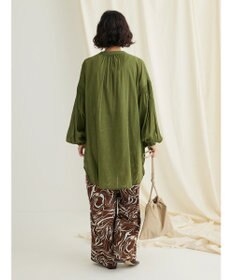 CRAFT STANDARD BOUTIQUE ウ゛ィンテージボイルソデシャーリングチュニック