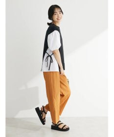 Green Parks 布帛ドッキング脇リボンプルオーバー