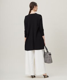 ICB 【洗える】シンセティックハイゲージ ロングカーディガン