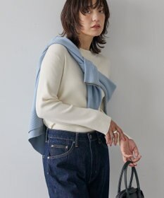 AMERICAN HOLIC バイパチリブモックネックニットプルオーバー