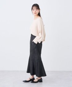 earth music&ecology 【2WAY】SET2点クロスニット＋キャミソール