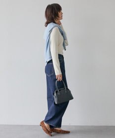 AMERICAN HOLIC バイパチリブモックネックニットプルオーバー