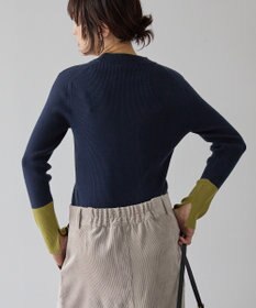 AMERICAN HOLIC バイパチリブモックネックニットプルオーバー