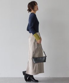 AMERICAN HOLIC バイパチリブモックネックニットプルオーバー