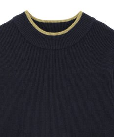 AMERICAN HOLIC バイパチリブモックネックニットプルオーバー