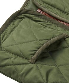 MIKI HOUSE HOT BISCUITS 【80-120cm】 抗菌・抗ウイルス ノーカラー キルティングジャンパー