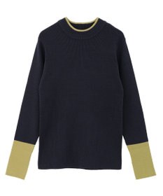 AMERICAN HOLIC バイパチリブモックネックニットプルオーバー