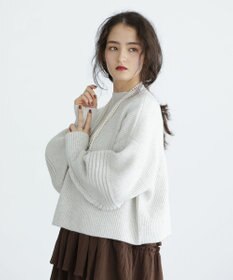 Green Parks ■ＥＳＣＡＲ　ピンタックスリーブニット