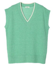 earth music&ecology ミニブークレＶネックベスト