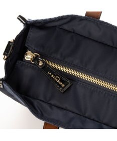 LA BAGAGERIE 【エコユース】ナイロン×型押しエナメル　2WAYミニトート