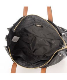 LA BAGAGERIE 【エコユース】ナイロン×型押しエナメル　2WAYミニトート