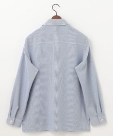 JOSEPH ABBOUD 【清涼・軽量・夏の軽羽織】クールサッカー ライトシャツ アウター