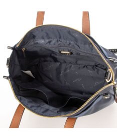 LA BAGAGERIE 【エコユース】ナイロン×型押しエナメル　2WAYミニトート