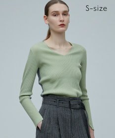 BEIGE， 【S-size】LA MONNAIE / Vネックニット