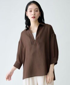 ANY L ヴィンテージメッシュスキッパーブラウス