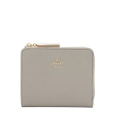 LANVIN en Bleu リュクサンブールカラー 二つ折りLファスナー財布