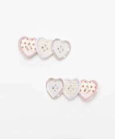 WEGO L2Pモチーフボタンヘアクリップ