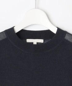 自由区 【アンサンブル対応・洗える】ドライシアーファインゲージクロップド丈 ニット