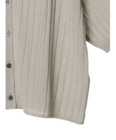 earth music&ecology ラインポロニットカーディガン