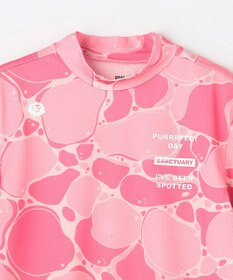 PW CIRCULUS 【MEN】WATER SURFACE プリントモックネックT ゴルフウェア レディース